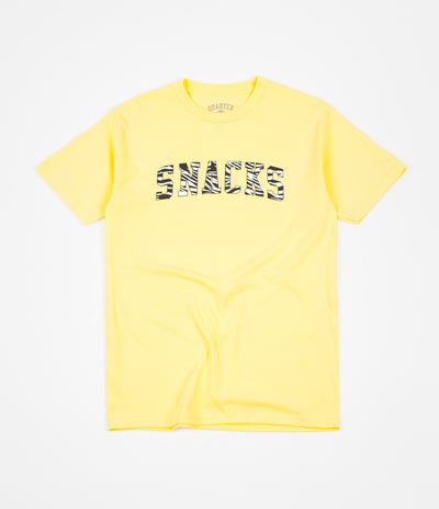 Quartersnacks Snacks Varsity T-Shirt - Light Yellow