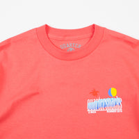 Quartersnacks Summer 2019 T-Shirt - Coral thumbnail