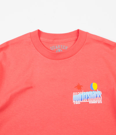 Quartersnacks Summer 2019 T-Shirt - Coral