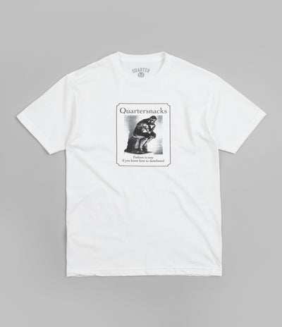 Quartersnacks Thinker T-Shirt - White