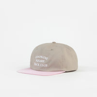 Quartersnacks Track Club Cap - Tan / Pink thumbnail
