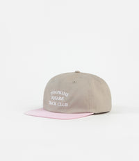 Quartersnacks Track Club Cap - Tan / Pink