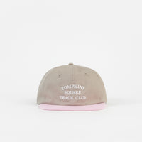 Quartersnacks Track Club Cap - Tan / Pink thumbnail