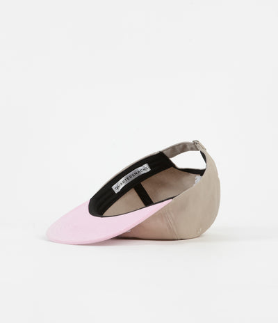 Quartersnacks Track Club Cap - Tan / Pink