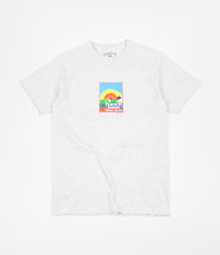 Quartersnacks Track Club Postcard T-Shirt - Ash Grey