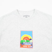 Quartersnacks Track Club Postcard T-Shirt - Ash Grey thumbnail