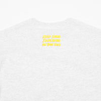 Quartersnacks Track Club Postcard T-Shirt - Ash Grey thumbnail