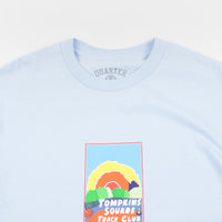 Quartersnacks Track Club Postcard T-Shirt - Powder Blue thumbnail