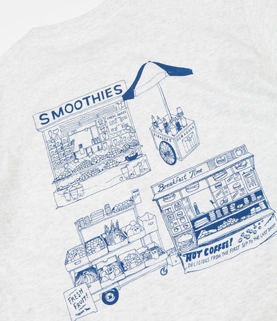 Quartersnacks Vendor Services T-Shirt - Ash Grey
