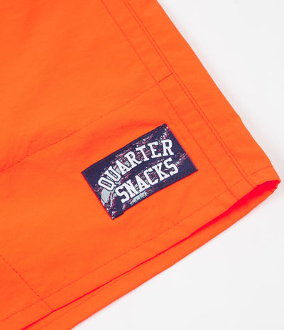 Quartersnacks Water Shorts - Neon Orange