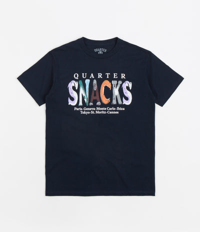 Quartersnacks Jungle Animals T-Shirt in Navy