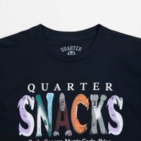 Quartersnacks Jungle Animals T-Shirt - Navy thumbnail