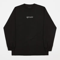 Quasi Logo Long Sleeve T-Shirt - Black thumbnail