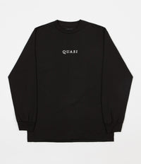 Quasi Logo Long Sleeve T-Shirt - Black