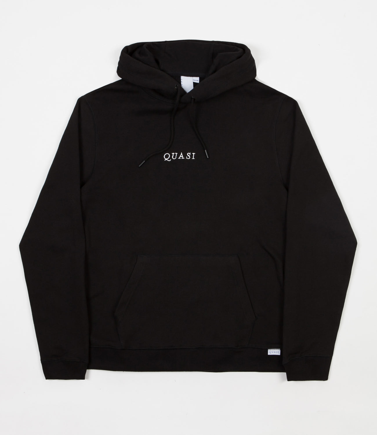 Quasi Logos Hoodie Black Flatspot