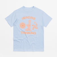 Quasi Namaste T-Shirt - Carolina Blue thumbnail