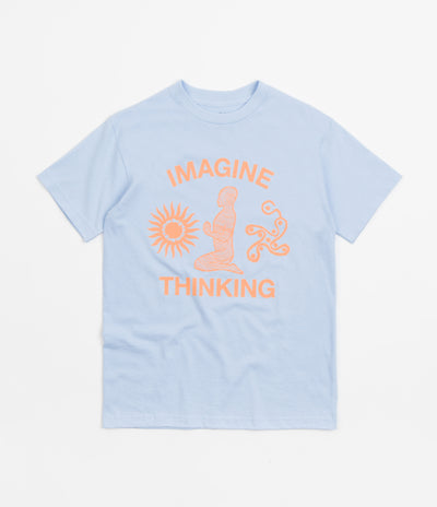 Quasi Namaste T-Shirt - Carolina Blue