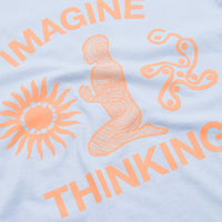 Quasi Namaste T-Shirt - Carolina Blue thumbnail