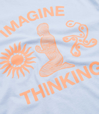 Quasi Namaste T-Shirt - Carolina Blue