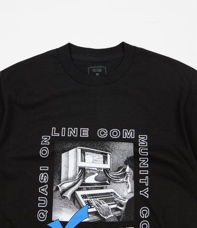 Quasi Online T-Shirt - Black