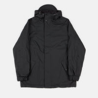 Rains Quilted Parka - Black thumbnail