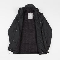 Rains Quilted Parka - Black thumbnail