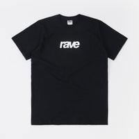 Rave Puff Logo T-Shirt - Black thumbnail