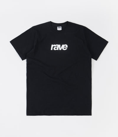 Rave Puff Logo T-Shirt - Black