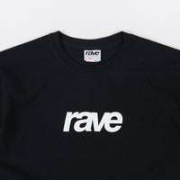 Rave Puff Logo T-Shirt - Black thumbnail