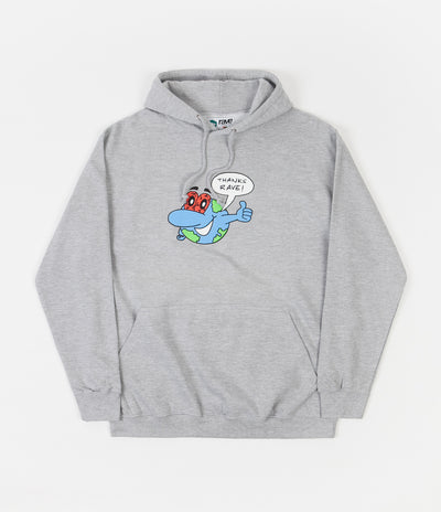 Rave Zonked Planet Hoodie - Sport Grey