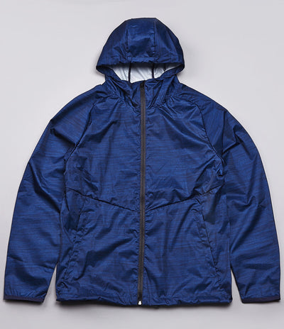 Reigning Champ Hooded Jacket Heather Navy | Flatspot