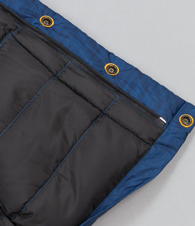 Reigning Champ X Crescent Down Works Printed Poly Down Vest Navy