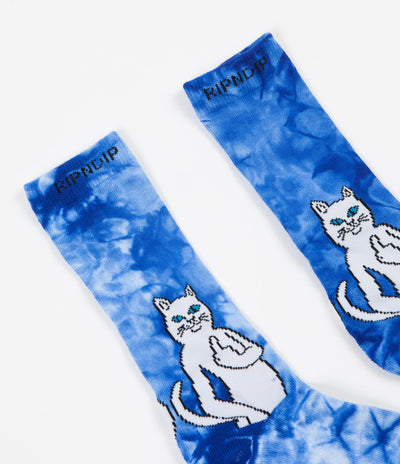 Rip N Dip Catfish Socks - Blue Lightning Wash