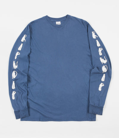 Rip N Dip Cats Long Sleeve T-Shirt - Washed Blue