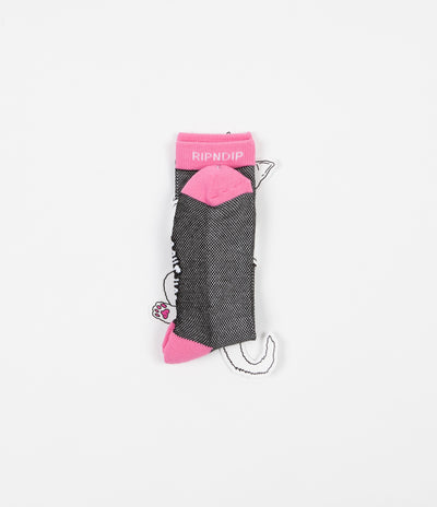 Rip N Dip Falling For Nermal Socks - Pink Knit
