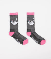 Rip N Dip Falling For Nermal Socks - Pink Knit