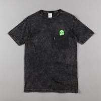Rip N Dip Lord Alien Pocket T-Shirt - Black Mineral Wash thumbnail