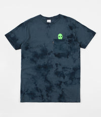 Rip N Dip Lord Alien Pocket T-Shirt - Blue Lightning Wash