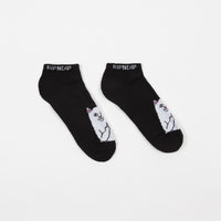 Rip N Dip Lord Nermal Ankle Socks - Black thumbnail