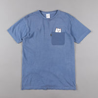 Rip N Dip Lord Nermal Pocket T-Shirt - Blue Mineral Wash thumbnail