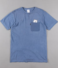 Rip N Dip Lord Nermal Pocket T-Shirt - Blue Mineral Wash