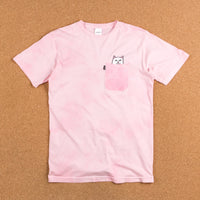 Rip N Dip Lord Nermal Pocket T-Shirt - Pink Mineral Wash thumbnail