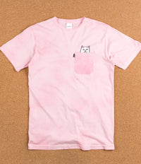 Rip N Dip Lord Nermal Pocket T-Shirt - Pink Mineral Wash
