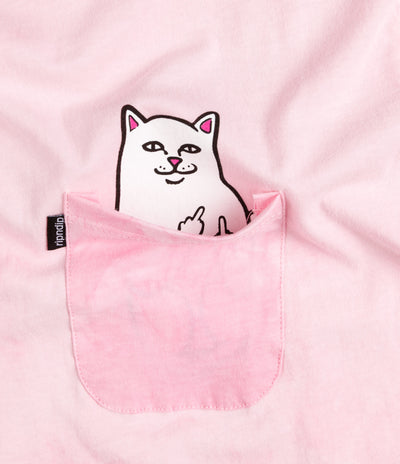 Rip N Dip Lord Nermal Pocket T-Shirt - Pink Mineral Wash