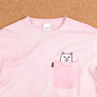 Rip N Dip Lord Nermal Pocket T-Shirt - Pink Mineral Wash thumbnail