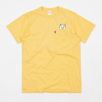 Rip N Dip Lord Nermal Pocket T-Shirt - Yellow thumbnail