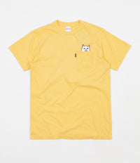 Rip N Dip Lord Nermal Pocket T-Shirt - Yellow