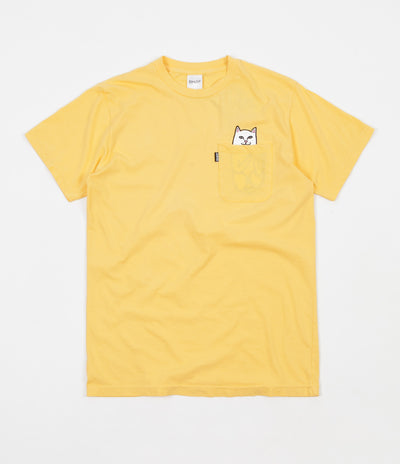 Rip N Dip Lord Nermal Pocket T-Shirt - Yellow
