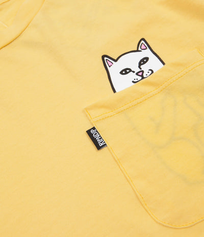 Rip N Dip Lord Nermal Pocket T-Shirt - Yellow