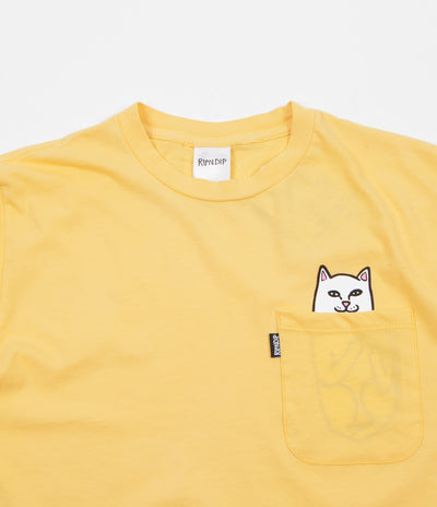 Rip N Dip Lord Nermal Pocket T-Shirt - Yellow